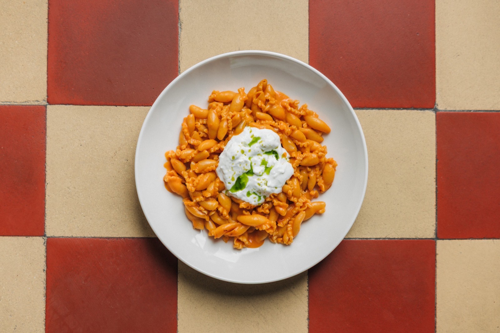 Pasta-Gericht aus dem Restaurant Café Erdmann